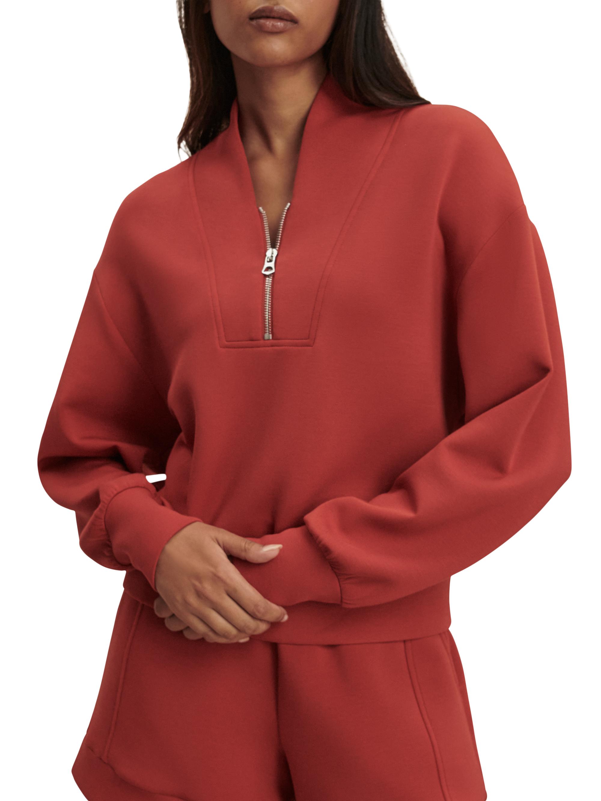 Varley Women's Davidson Quarter-Zip Sweatshirt - Bossa Nova | Thumbnail 3