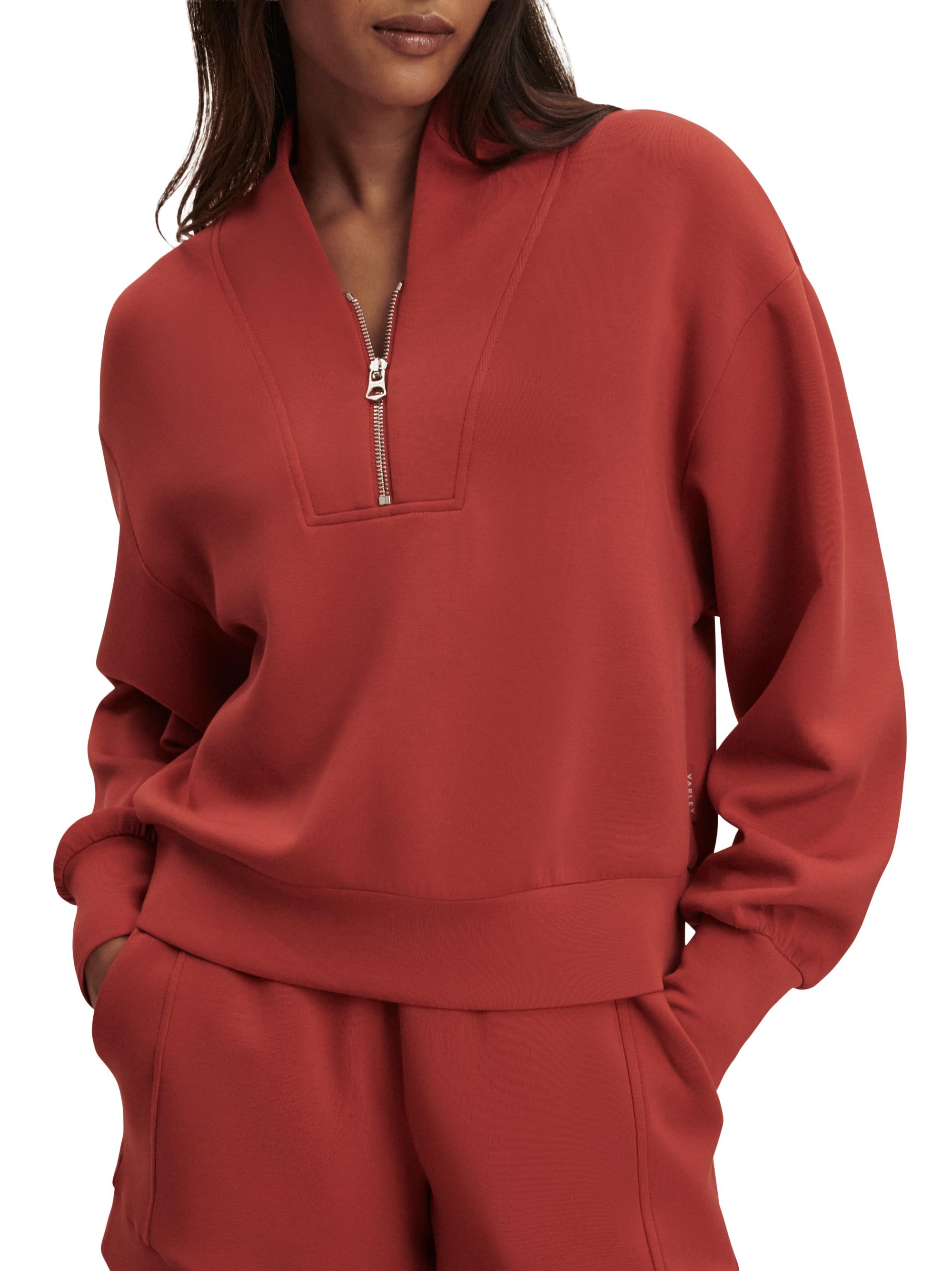 Varley Women's Davidson Quarter-Zip Sweatshirt - Bossa Nova | Thumbnail 4