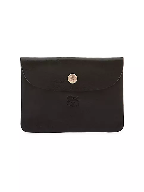 Shop Il Bisonte Classic Leather Envelope Card Case | Saks Fifth Avenue