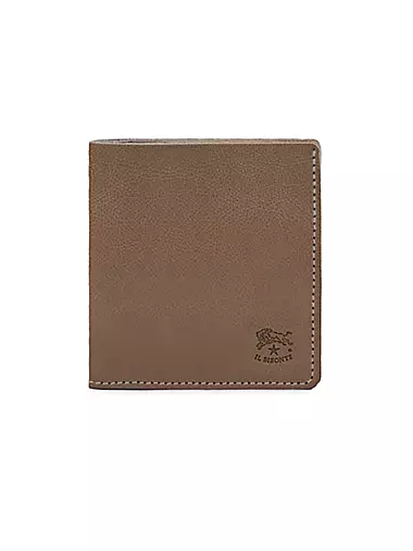 Slim Bi-Fold Leather Wallet