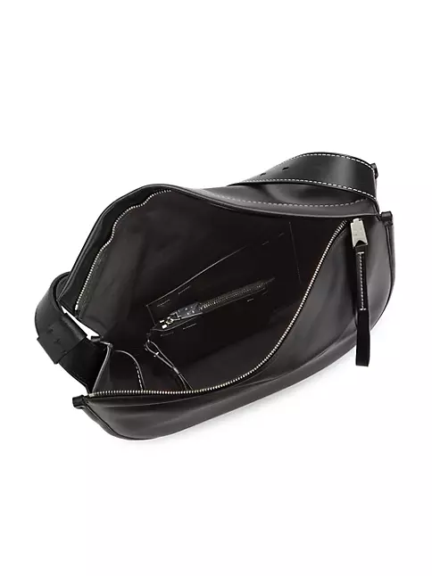 Proenza Schouler White Label Baxter Leather Bag Black