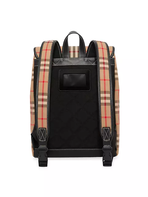 Classic Checkered Backpack/Purse