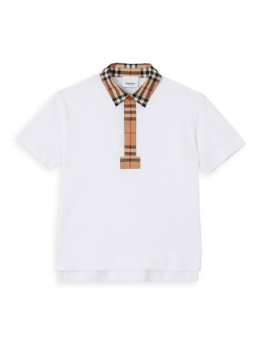Burberry Little Kid's & Kid's Johane Vintage Check-Trim Polo
