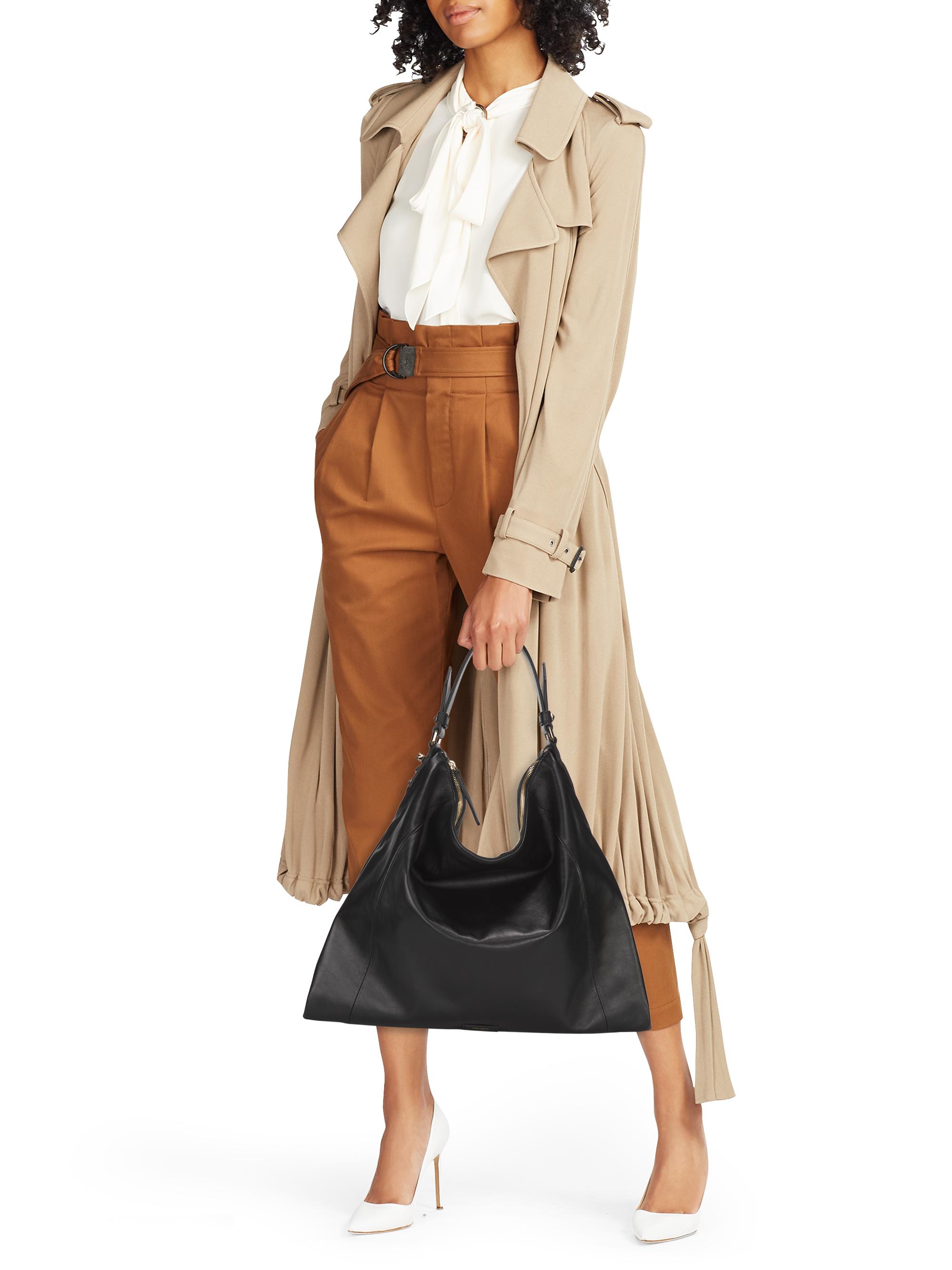 Jimmy Choo Ana Leather Hobo Bag | Saks Fifth Avenue