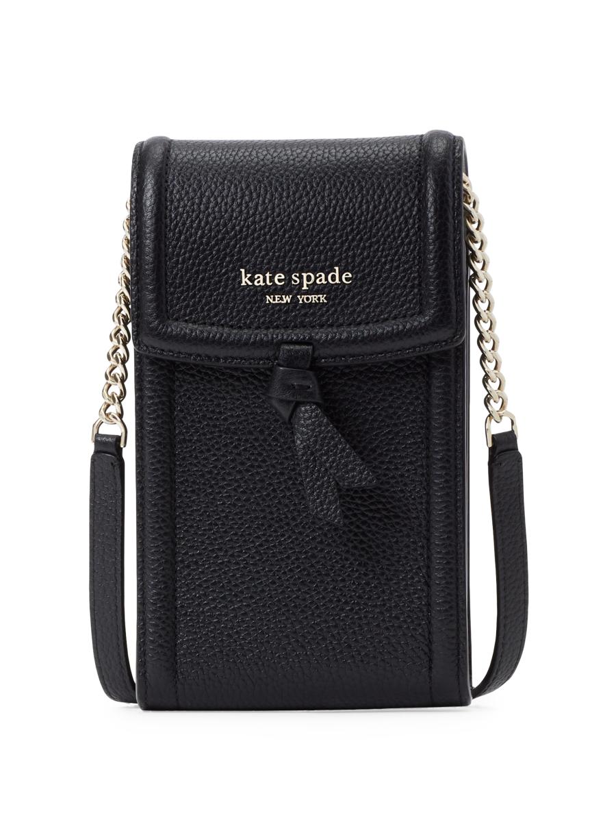 kate spade new york Knott Pebbled Leather Crossbody Phone