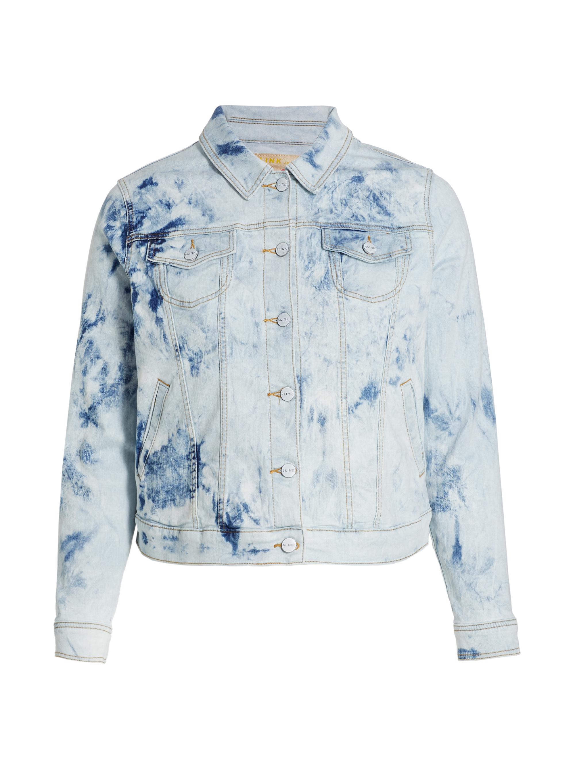 Slink Jeans Women's Tie-Dye Denim Jacket - Raegan