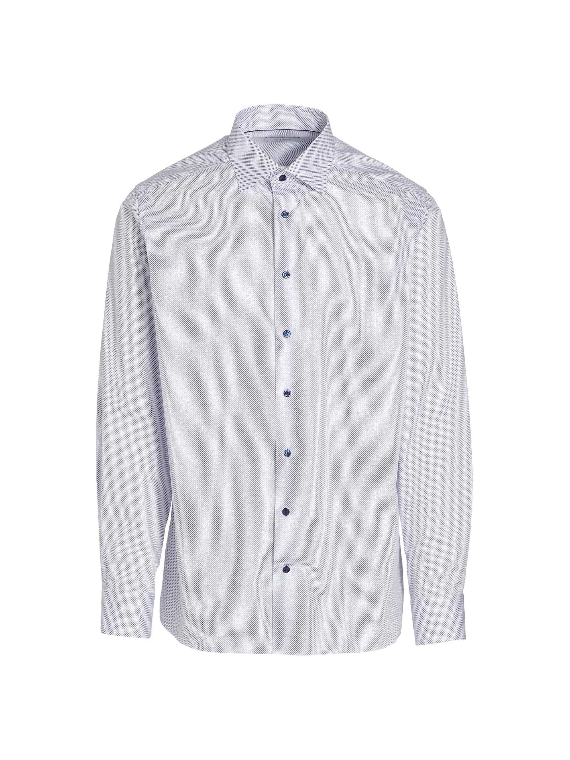 Eton Men's Contemporary-Fit Polka Dot Shirt - White
