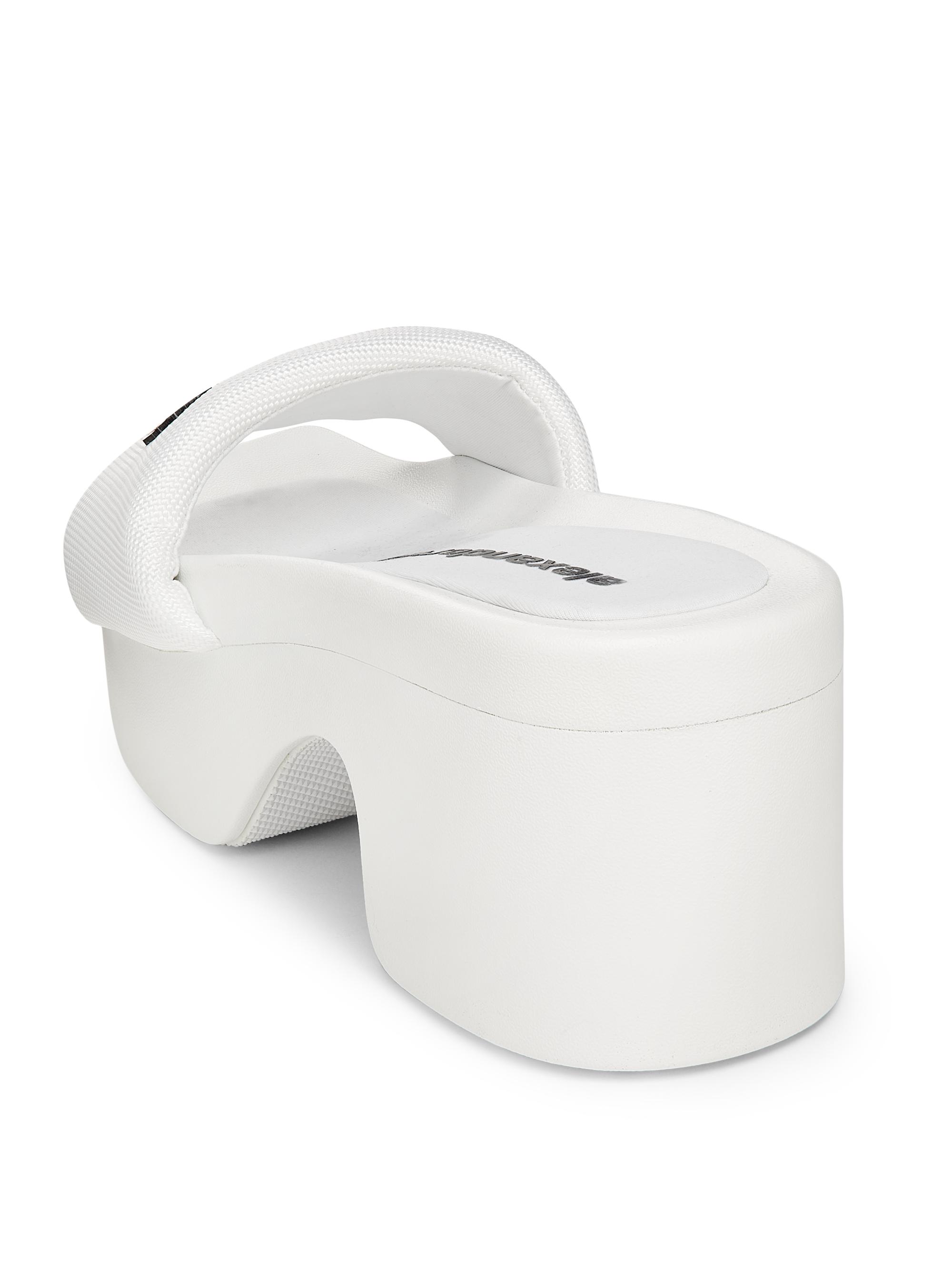 Alexander Wang AW Logo Platform Slides | Saks Fifth Avenue