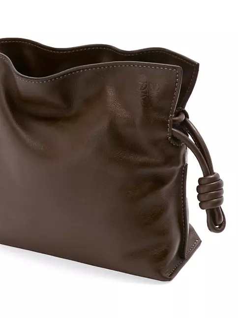 Rosemary Leather Make Up Bag, Brown
