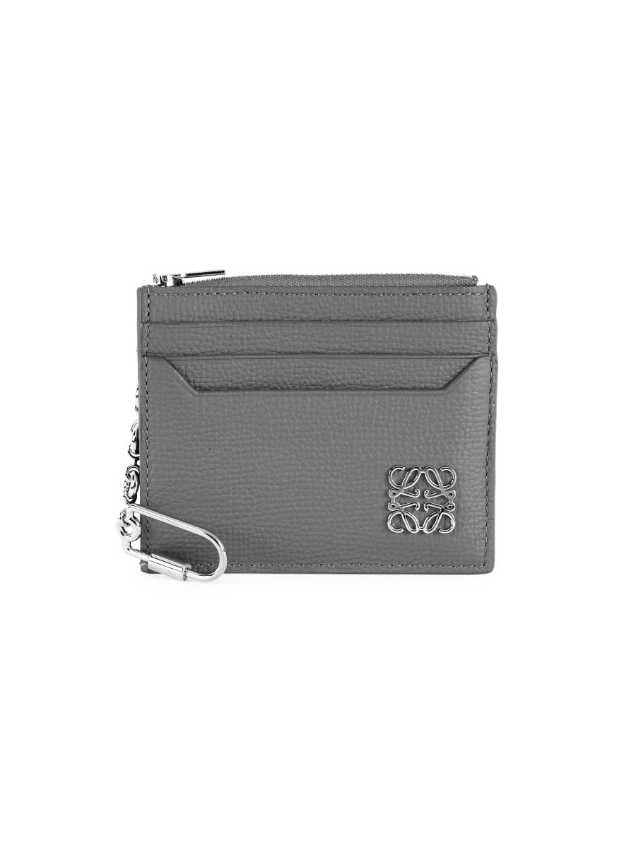 【美品】LOEWE ANAGRAM LEATHER COIN HOLDER ll12178_loewe_blue_coin_purse-