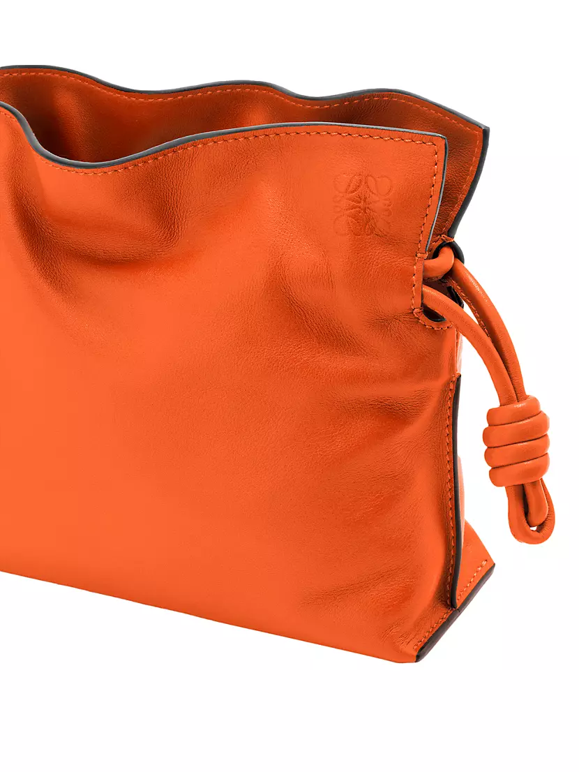 Loewe Nano Flamenco Knot Leather Clutch Chain Shoulder Bag