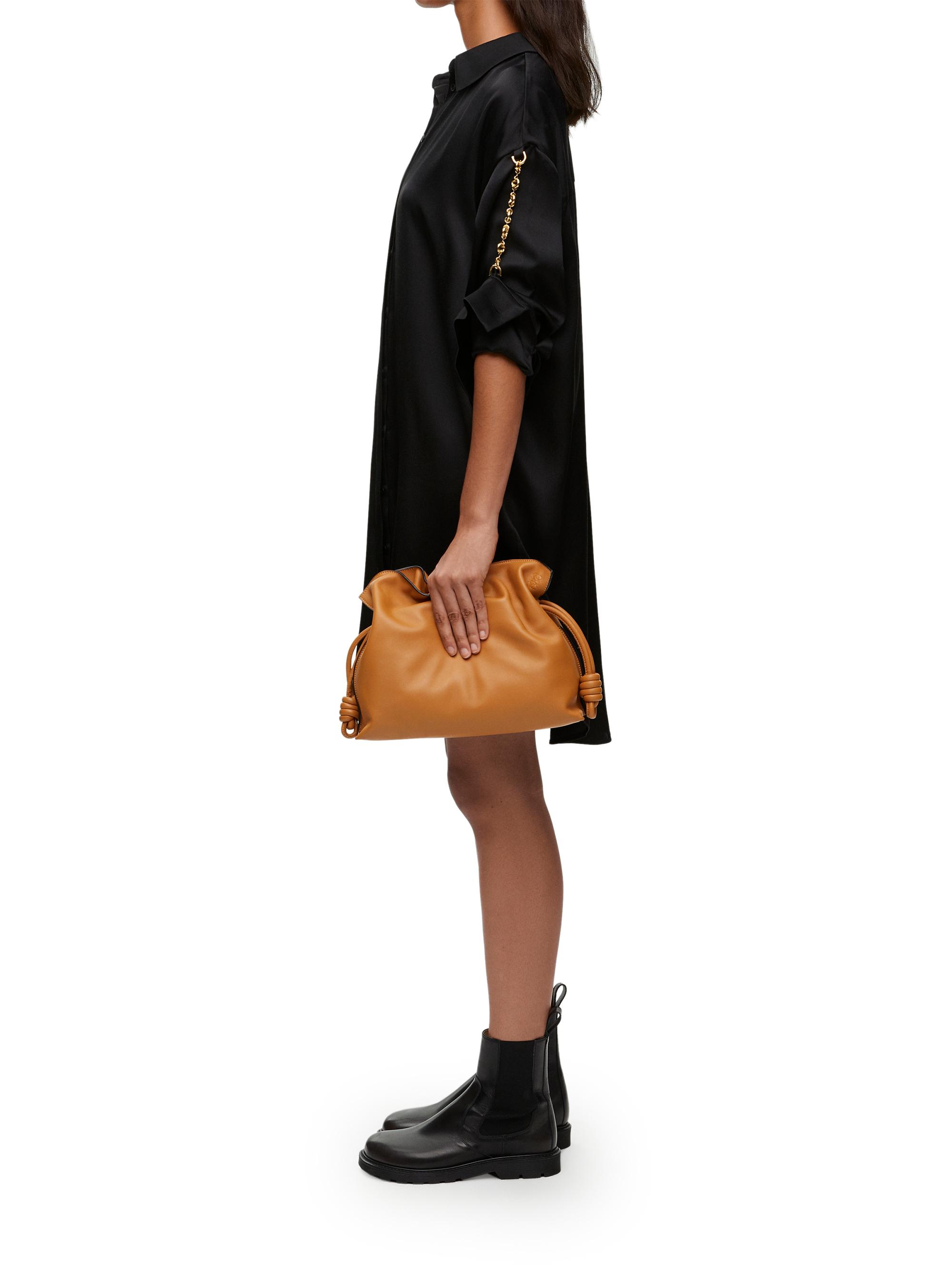 LOEWE Women's Flamenco Medium Leather Clutch - Squirrel | Thumbnail 32
