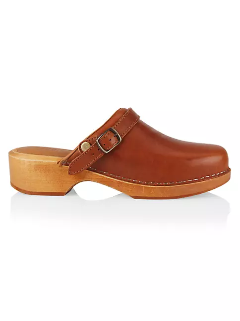 Re/Done | 70s Classic Clog - Cuoio Leather | Size 39
