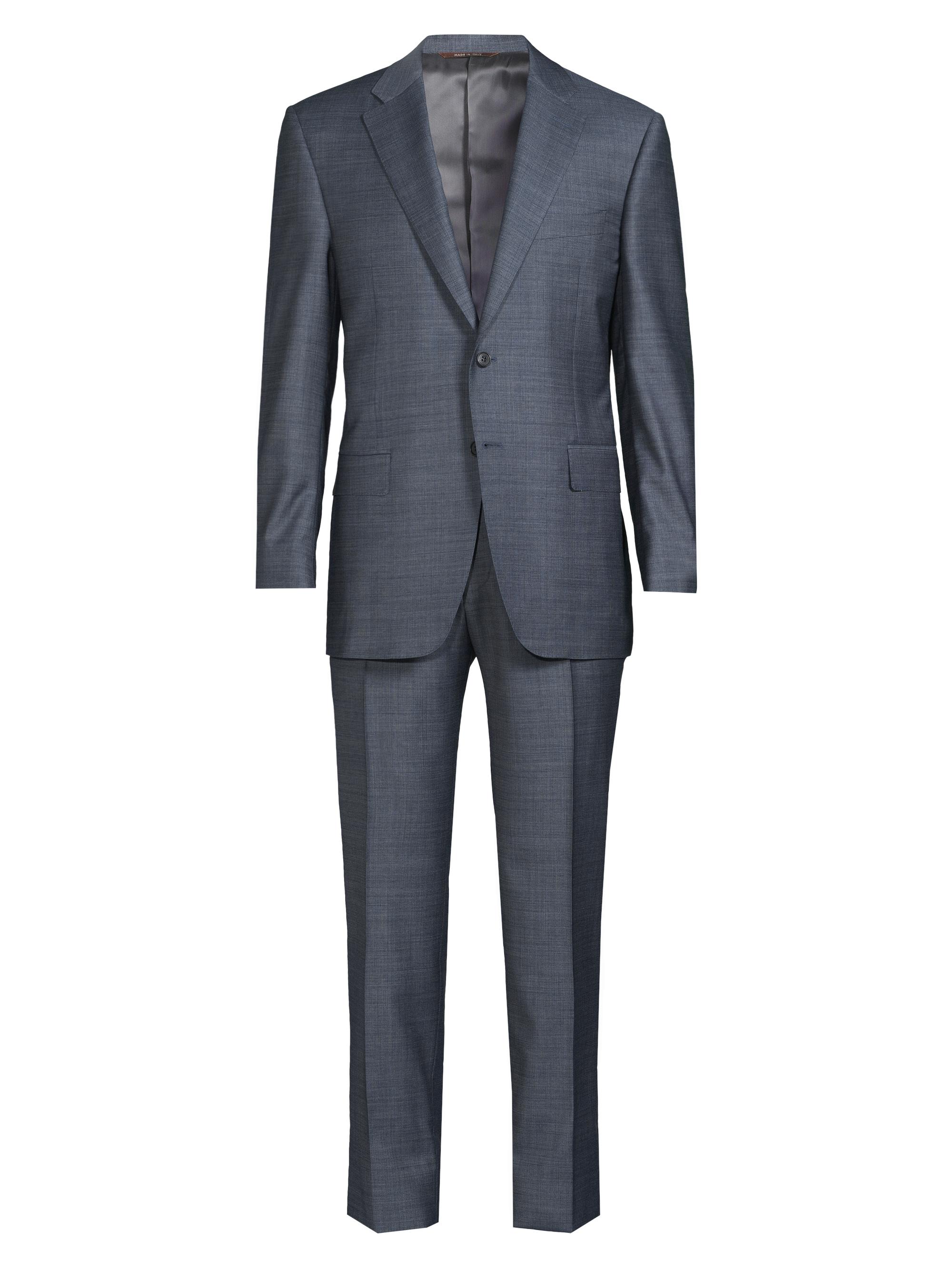Canali Men's Siena Wool Classic-Fit Suit - Blue