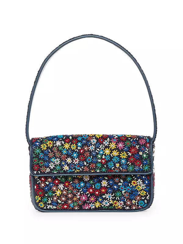 Shop Staud Tommy Floral Beaded Bag