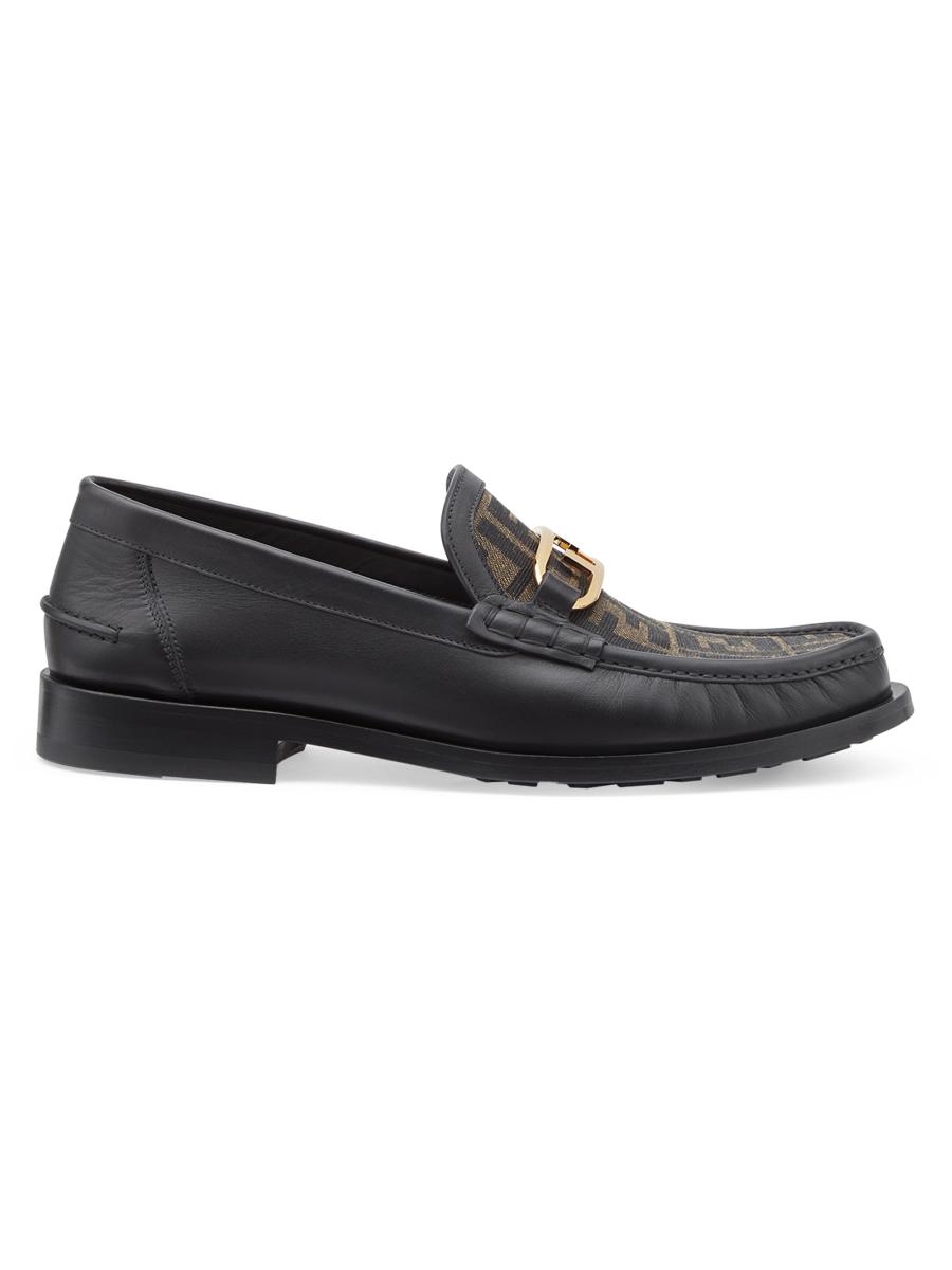 【関税&送料込】Fendi Brown Suede O Lock Light Loafers Fendi O'Lock loafers Leather Brown | Fendi