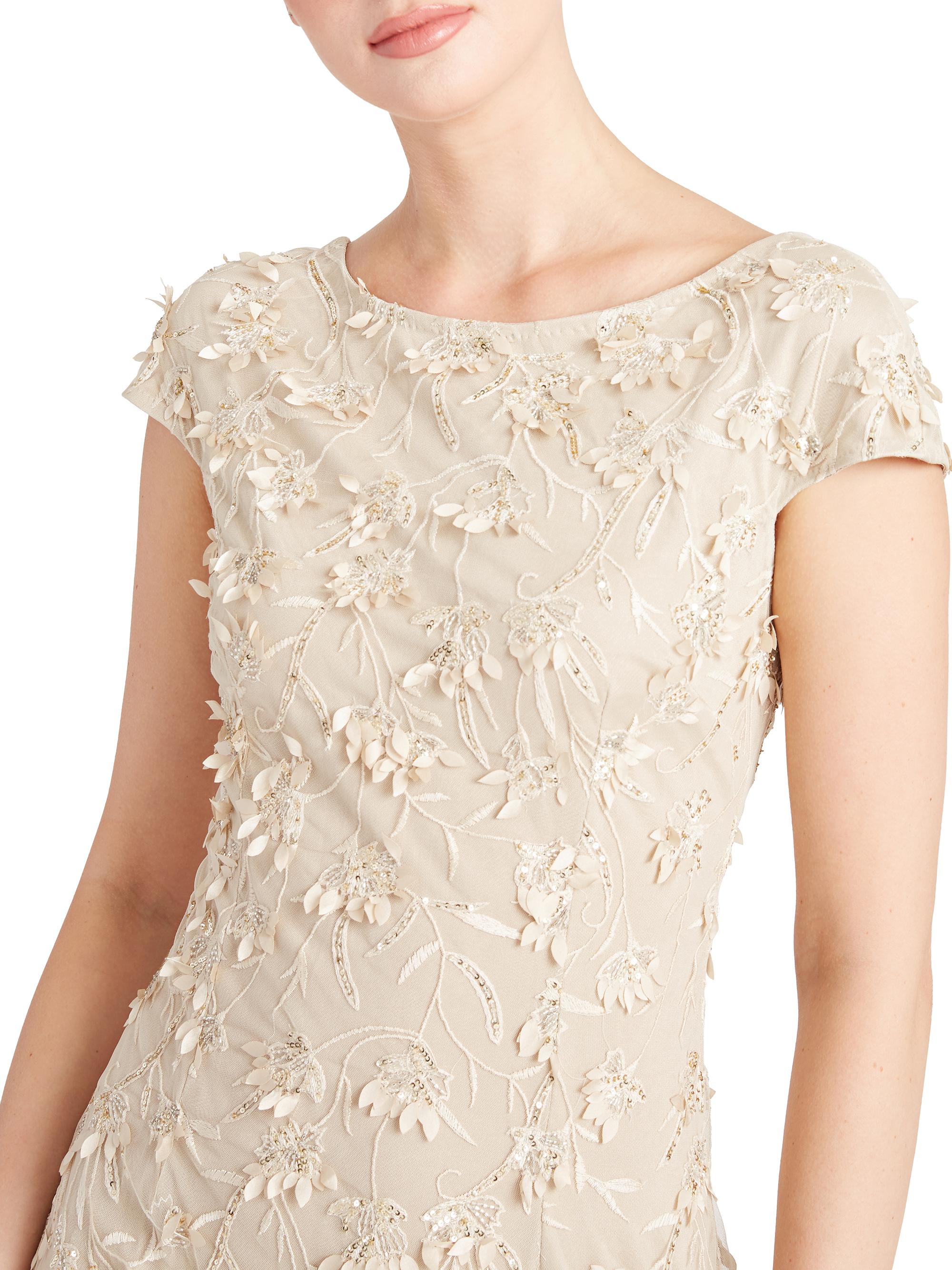 theia petal cocktail dress The perfect cocktail dressfeminine petal sleeves, a sparkling beaded  neckline and pockets. Shop the Milena on theia.com