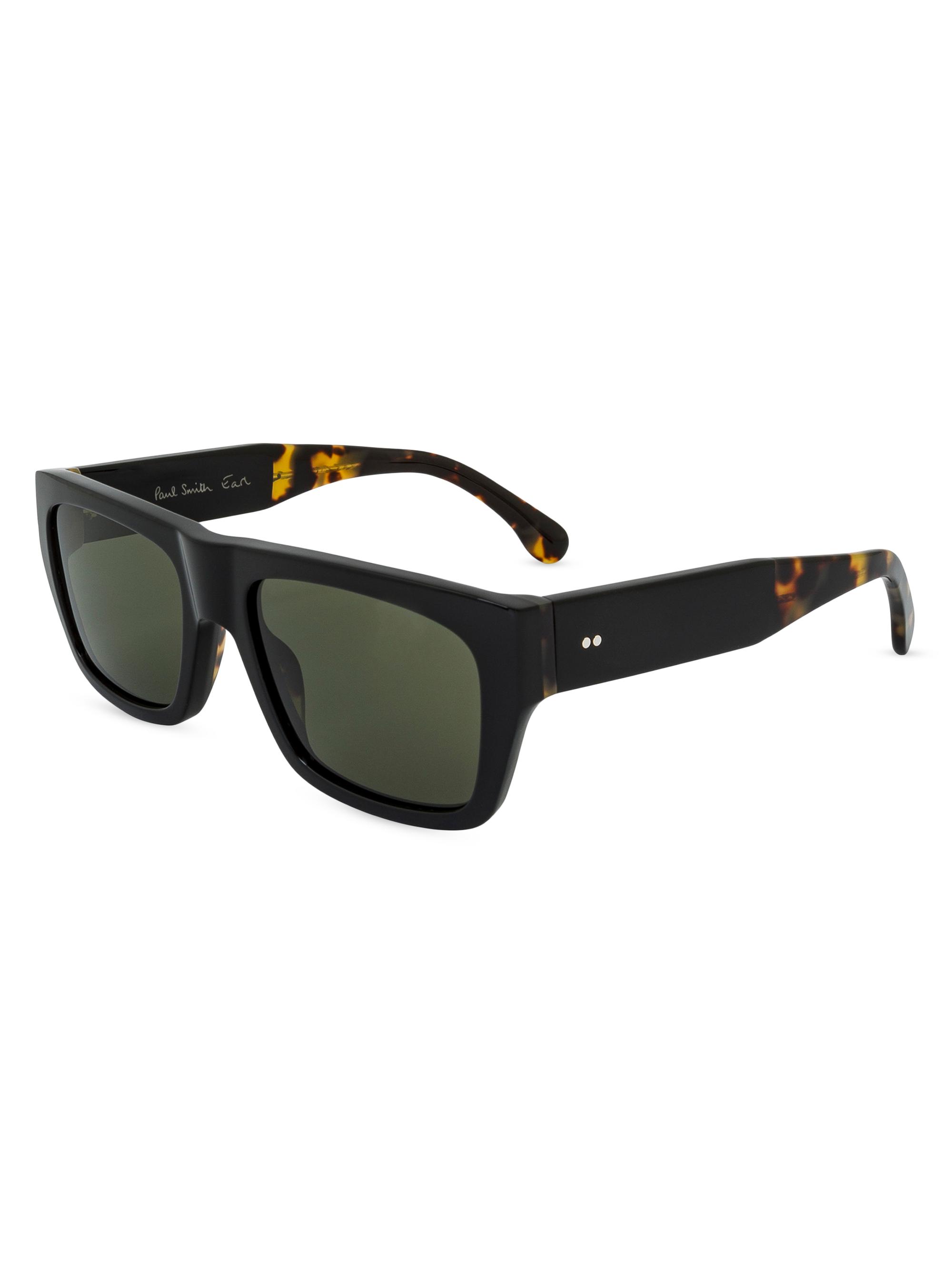 Paul Smith Men's Earl 56MM Square Sunglasses - Black