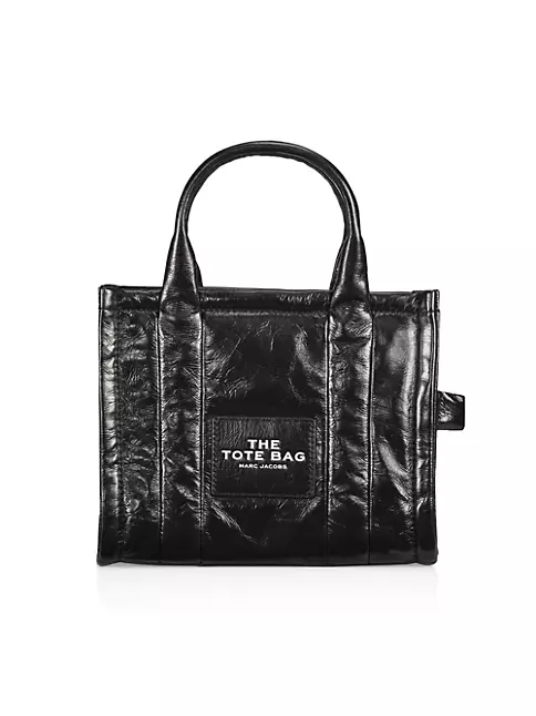 MARC JACOBS Shopper THE SMALL TOTE BAG in black/ white