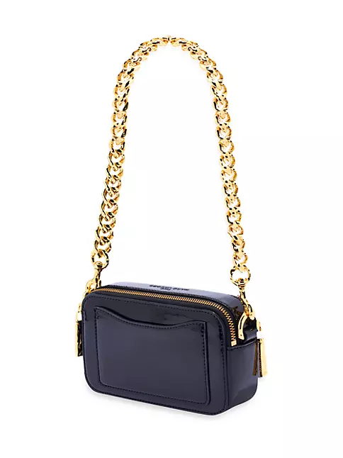 Marc Jacobs Beige Patent Leather Snapshot Camera Crossbody Bag Marc Jacobs  | The Luxury Closet