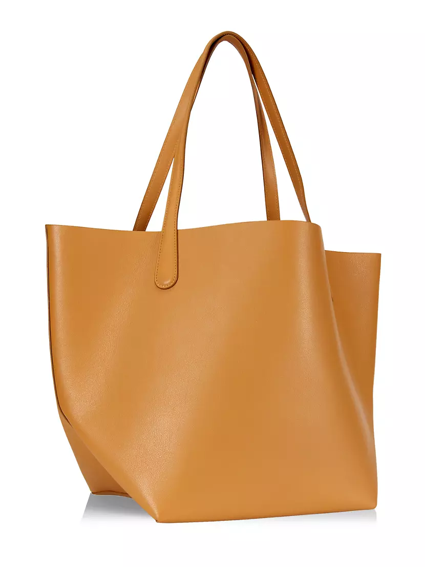 AUTH NWT $795 Mansur Gavriel Pillow Reversible Leather Tote Shopper In  Brown