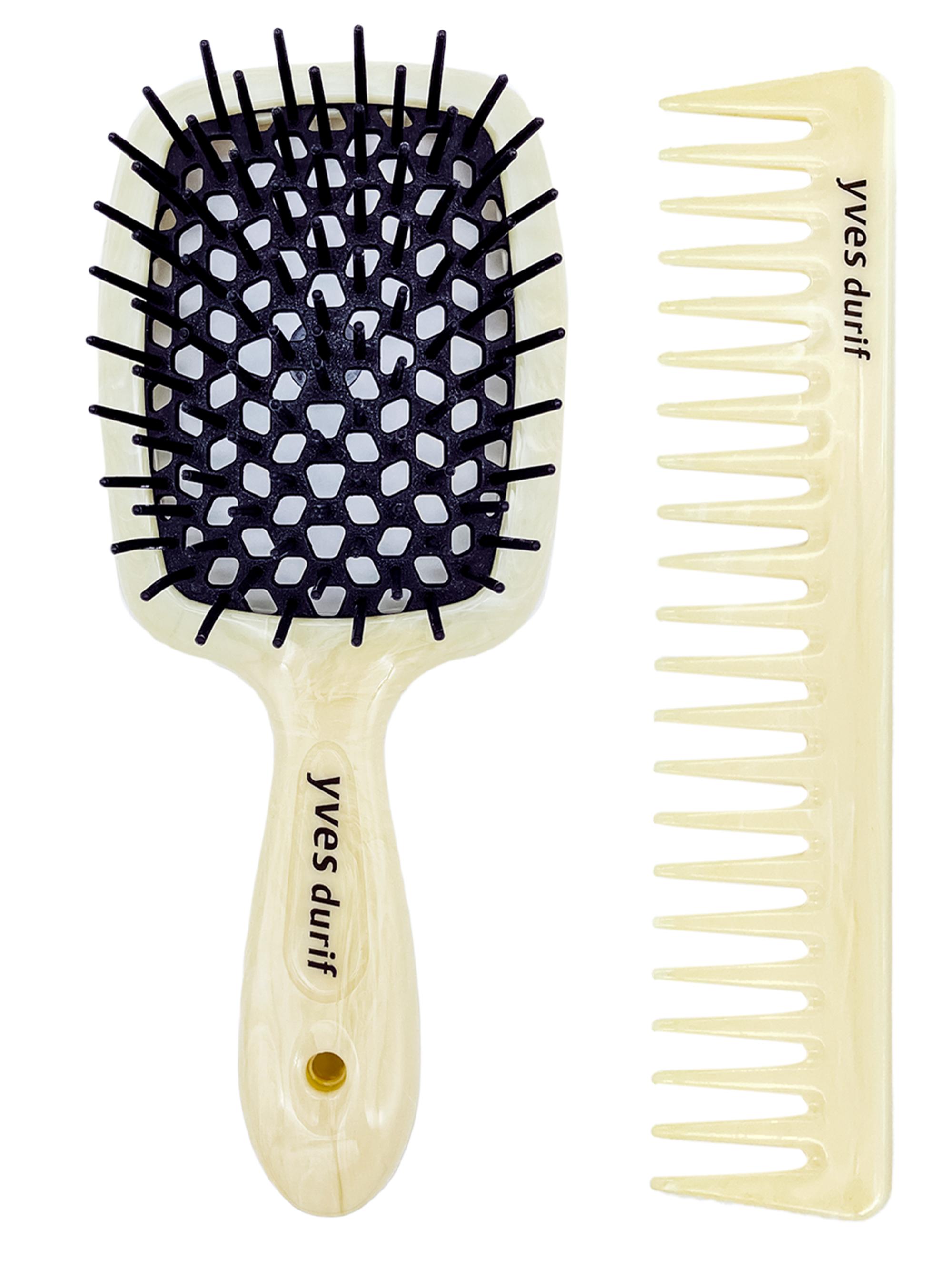 Yves Durif Women's The  Petite Vented Brush And Comb Set