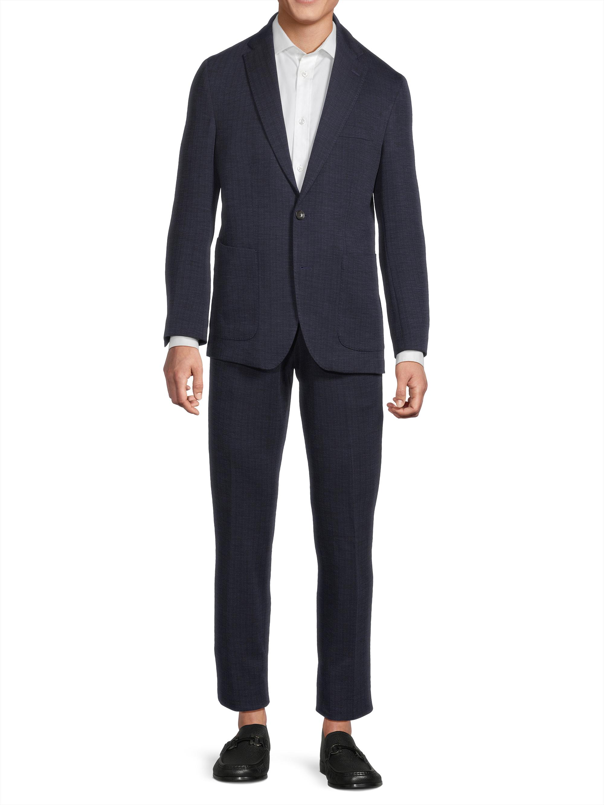 Saks Fifth Avenue COLLECTION Chevron Nested Wool Suit | Saks Fifth
