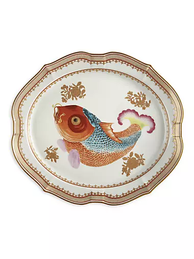 Mottahedeh ~ Sacred Bird & Butterfly ~ Dessert Plate, Price $60.00 in  Dallas, TX from The Ivy House