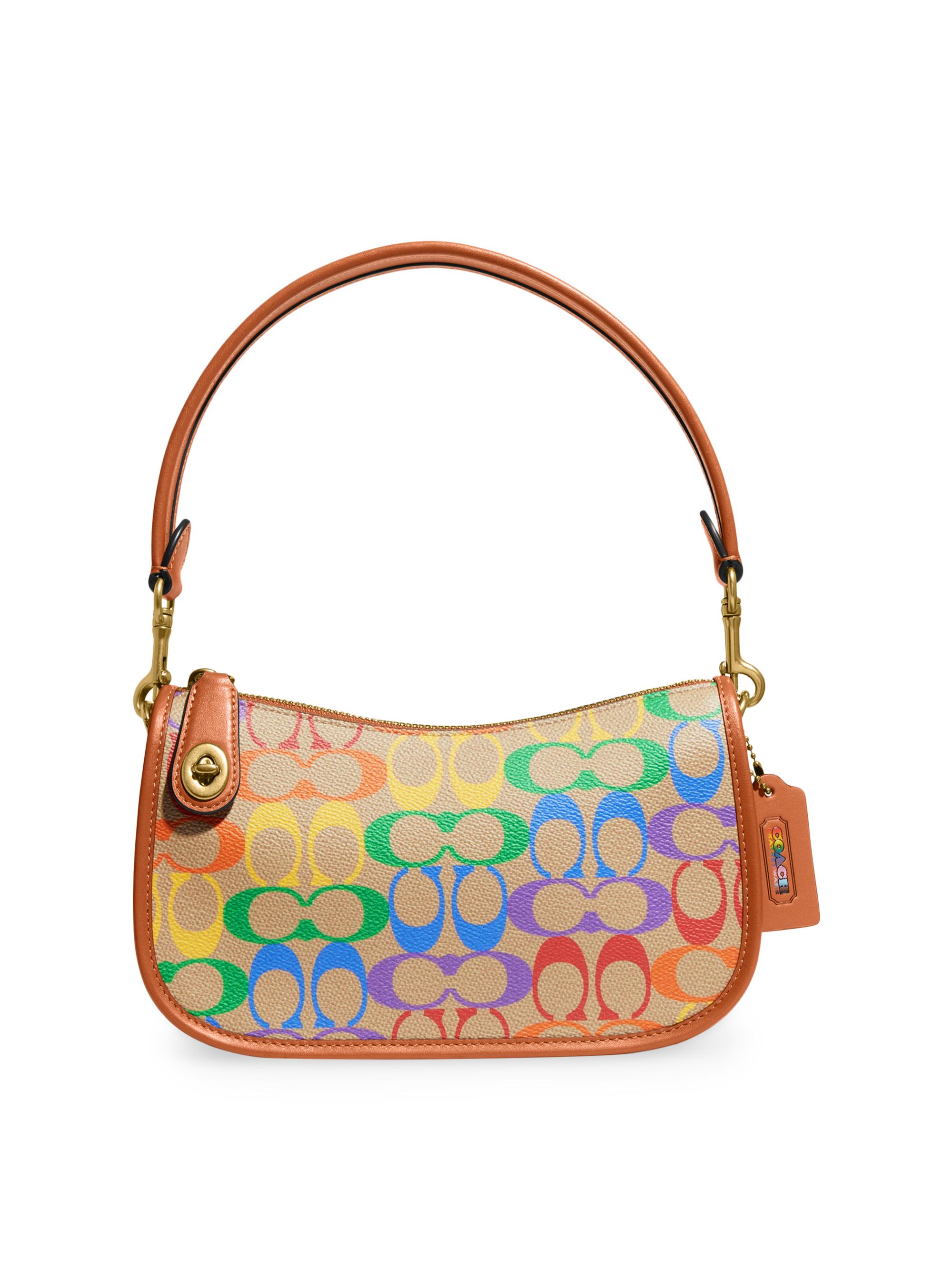 COACH Swinger Pride Coated Canvas Shoulder Bag | Saks Fifth Avenue