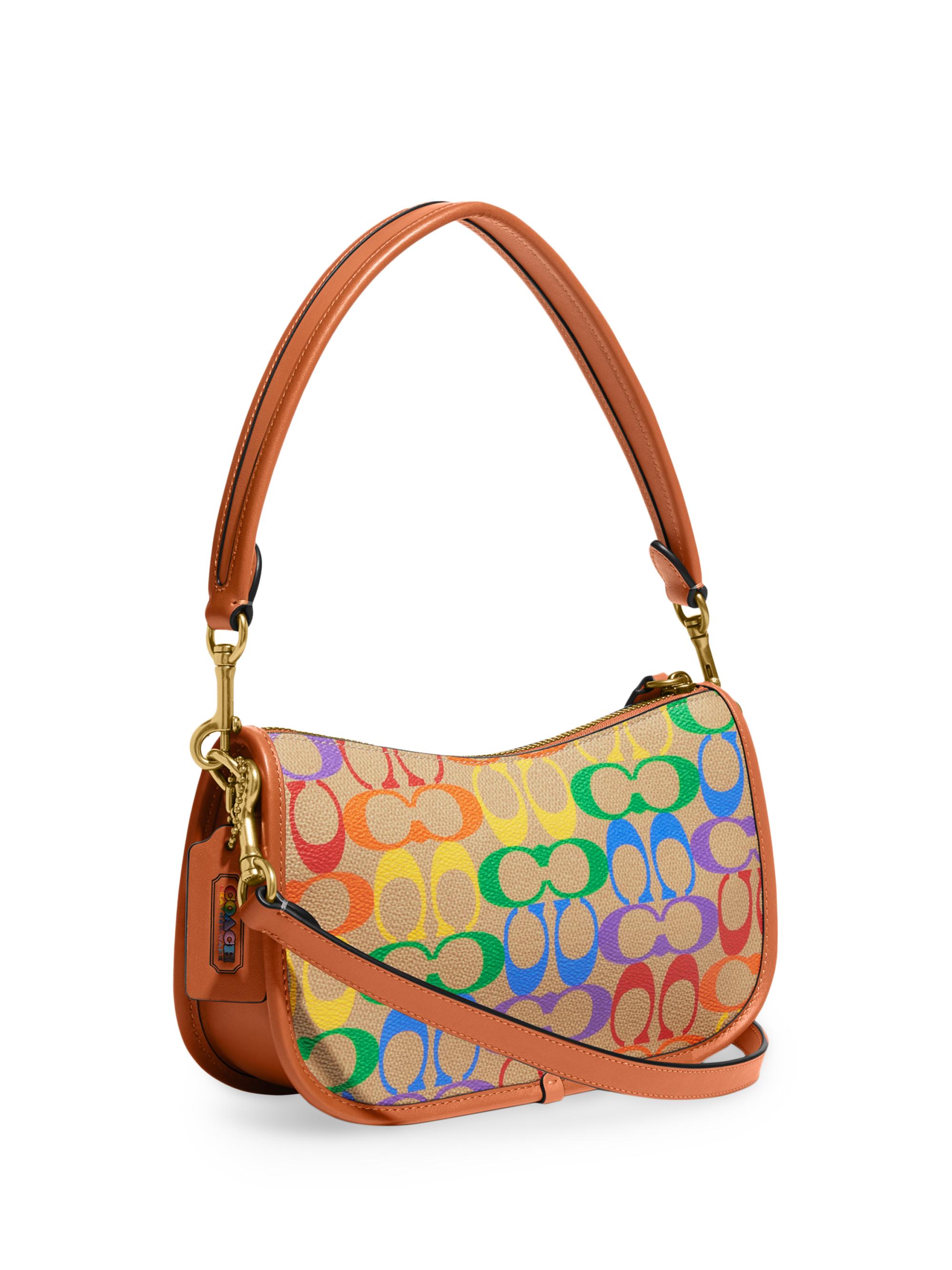 COACH Swinger Pride Coated Canvas Shoulder Bag | Saks Fifth Avenue