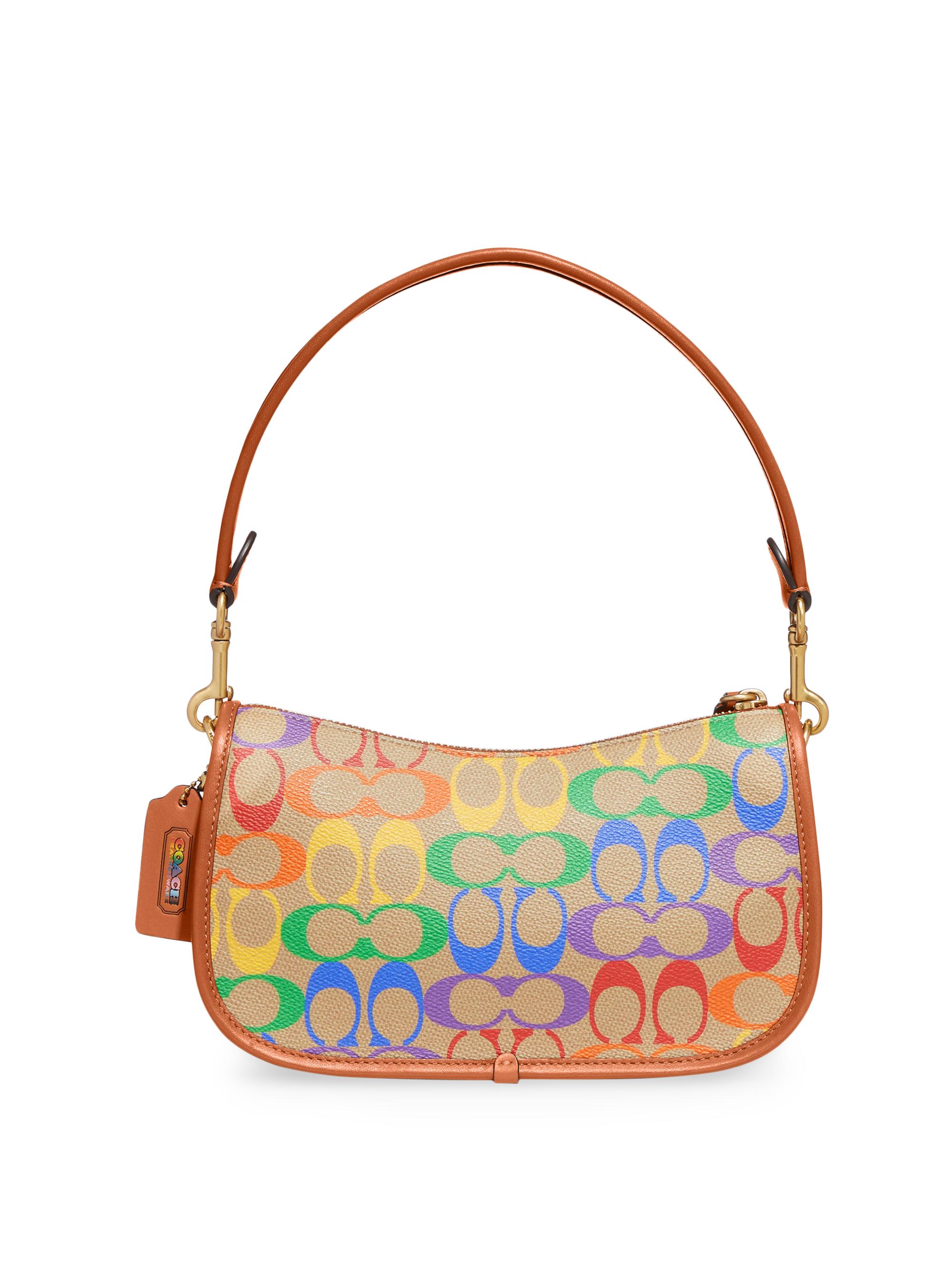 COACH Swinger Pride Coated Canvas Shoulder Bag | Saks Fifth Avenue