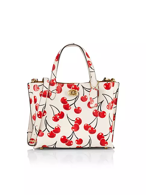 COACH®  Willow Tote 24 With Cherry Print