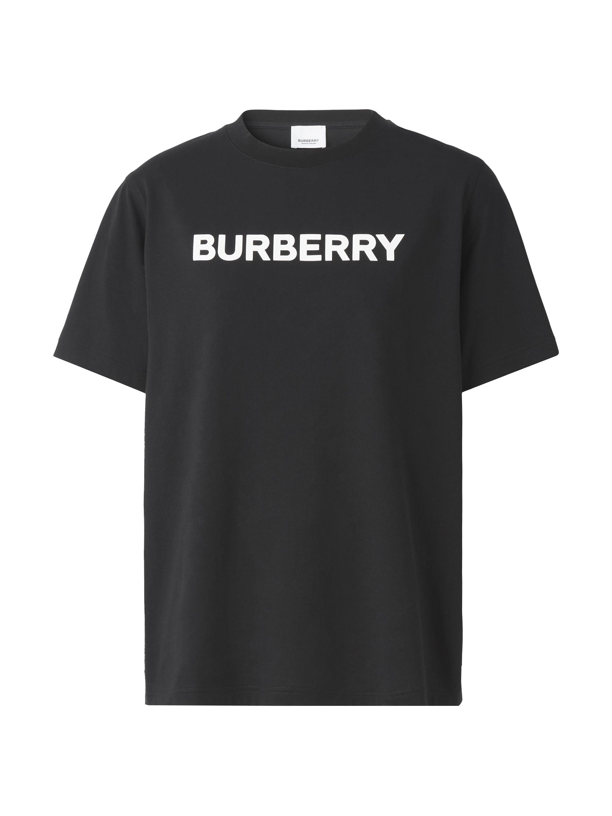 Burberry Check-Trimmed Cotton T-Shirt | Saks Fifth Avenue