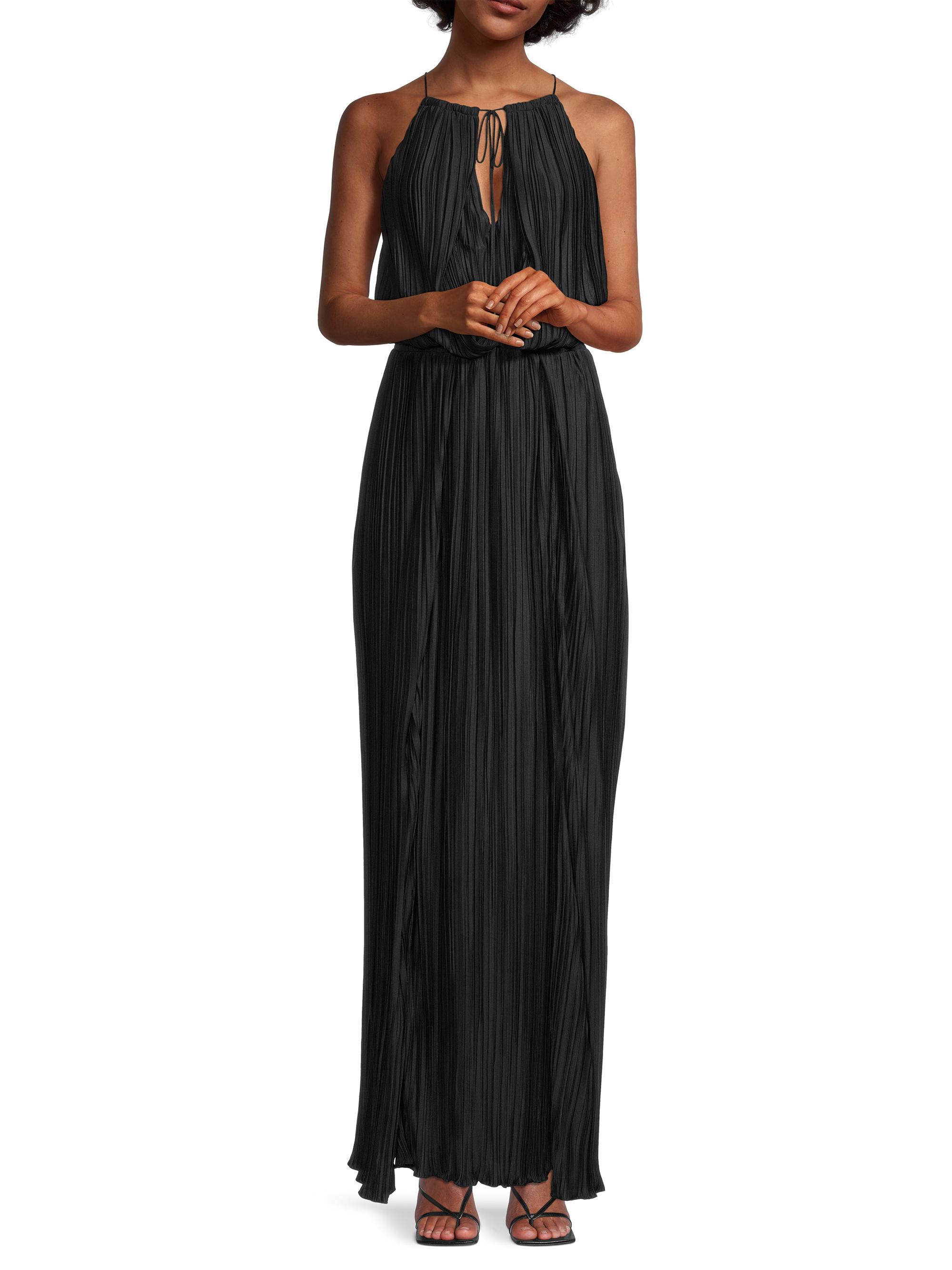chinese dress ladies ADELINE COLLARED KNIT MAXI DRESS  AKIRA