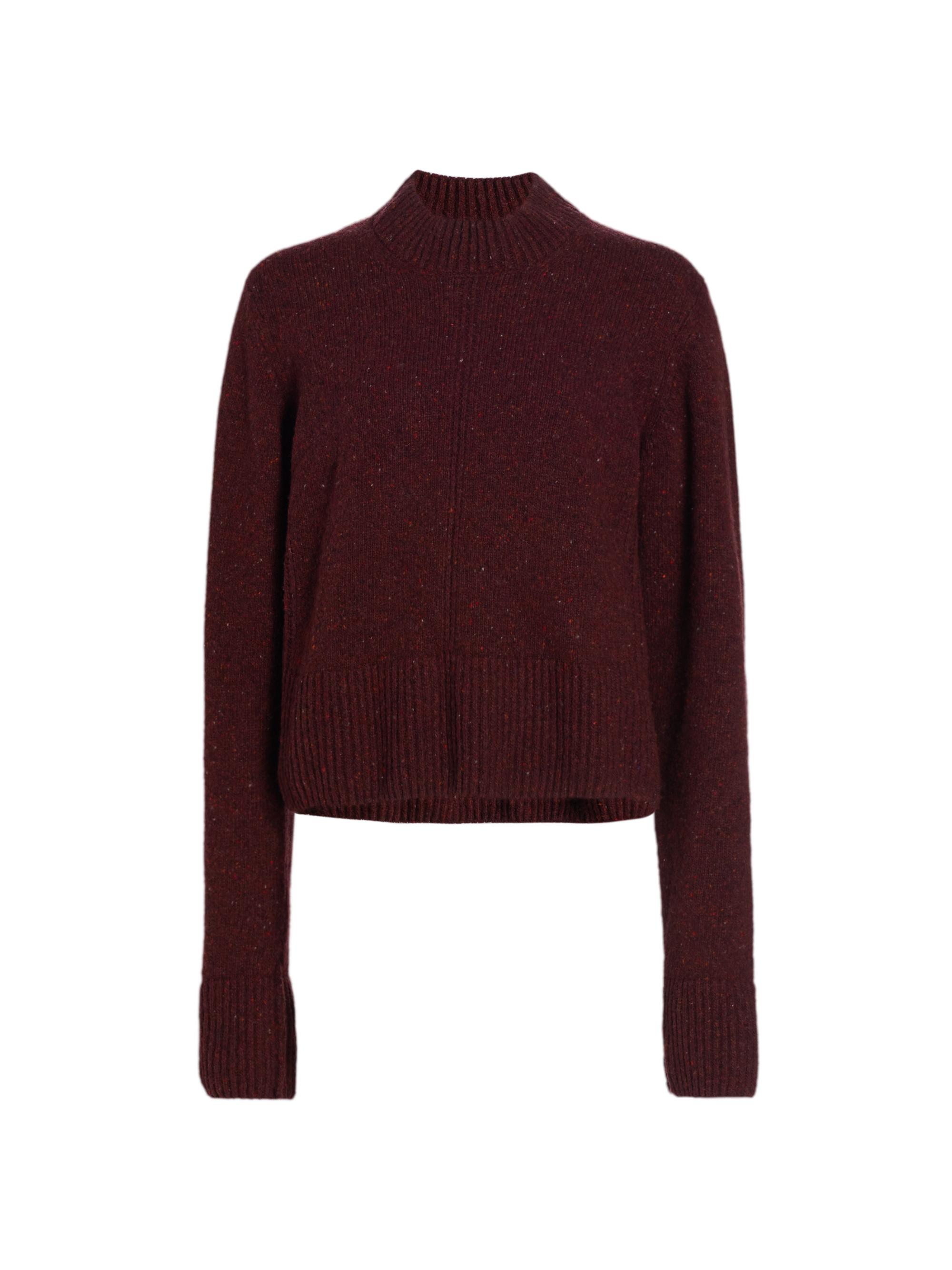 Saks Fifth Avenue Women's COLLECTION Confetti Yarn Sweater - Wine