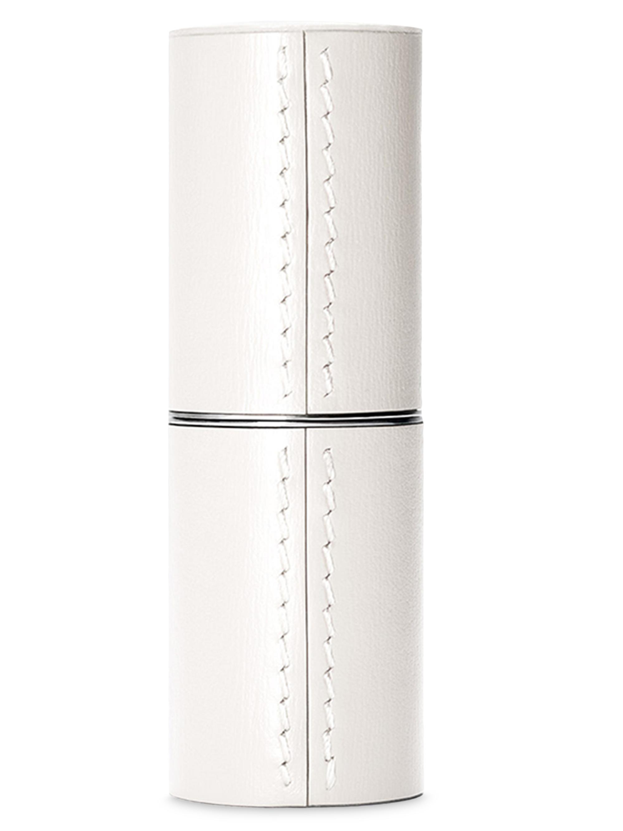 La Bouche Rouge Women's Nude Essential The White Fine Leather Lipstick Case