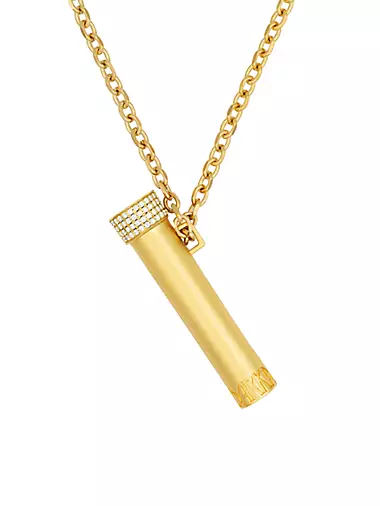 Money Potion 18K-Gold-Plated & Cubic Zirconia Pendant Necklace