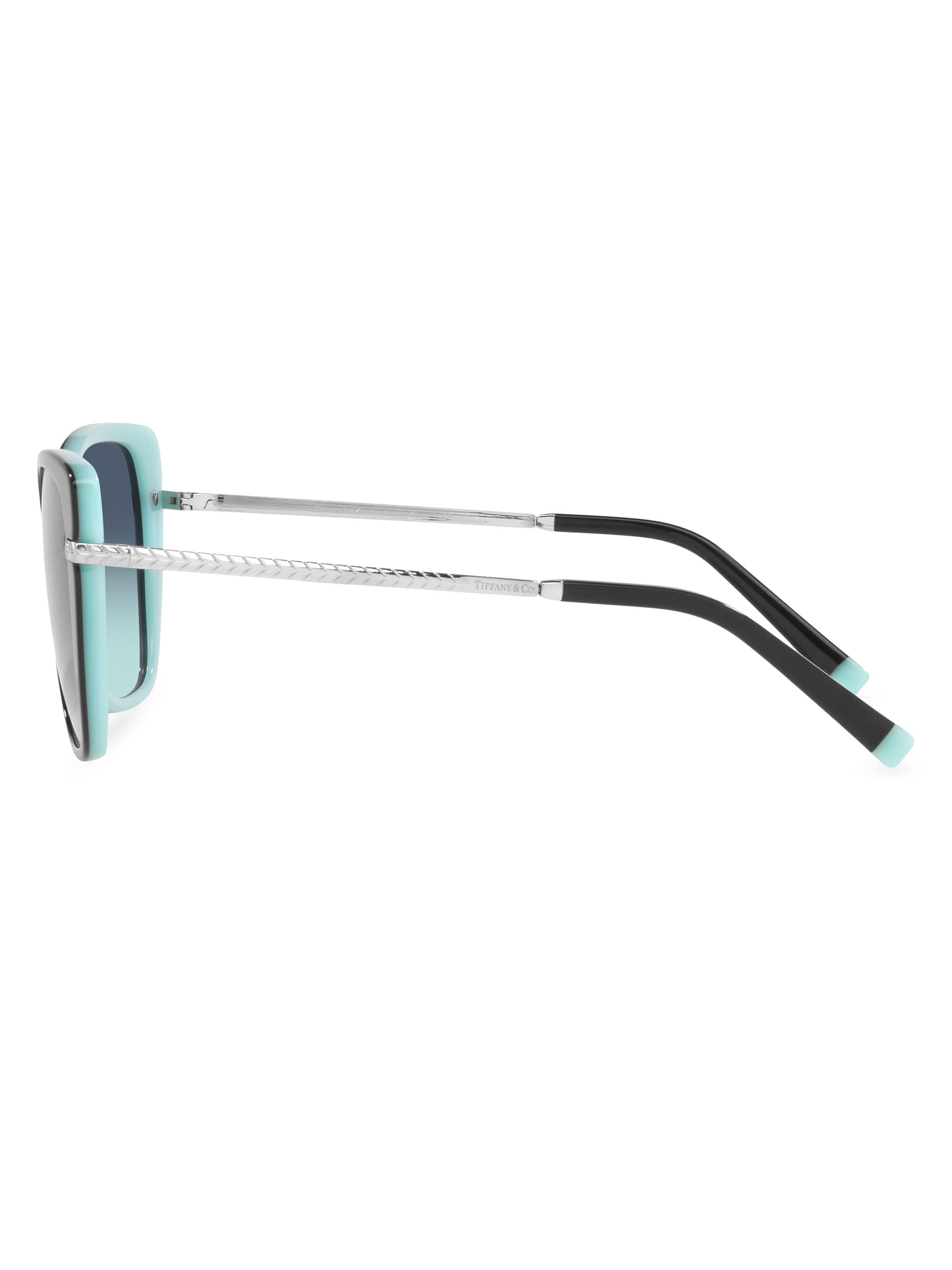 Tiffany & Co. Wheat Leaf 57MM Cat-Eye Sunglasses | Saks Fifth Avenue