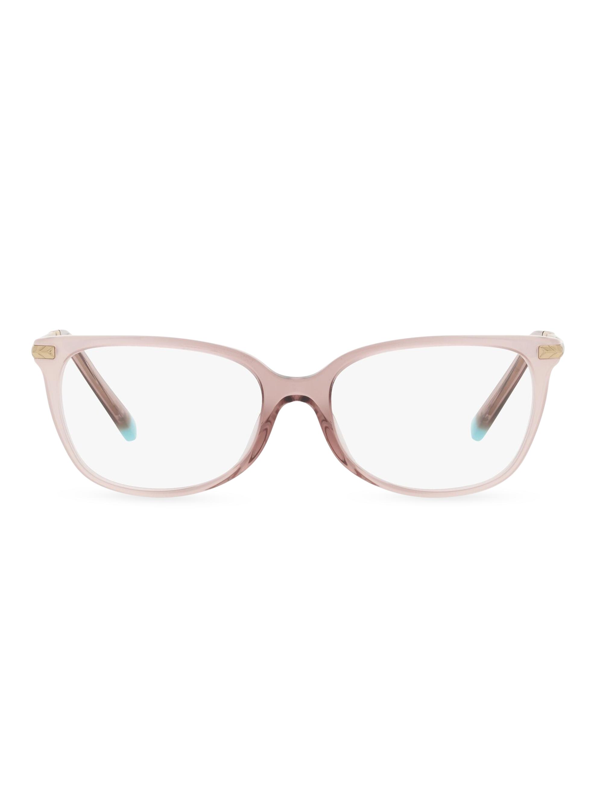 Tiffany & Co. Women's Wheat Leaf 54MM Rectangle Optical Eyeglasses - Pink Gradient