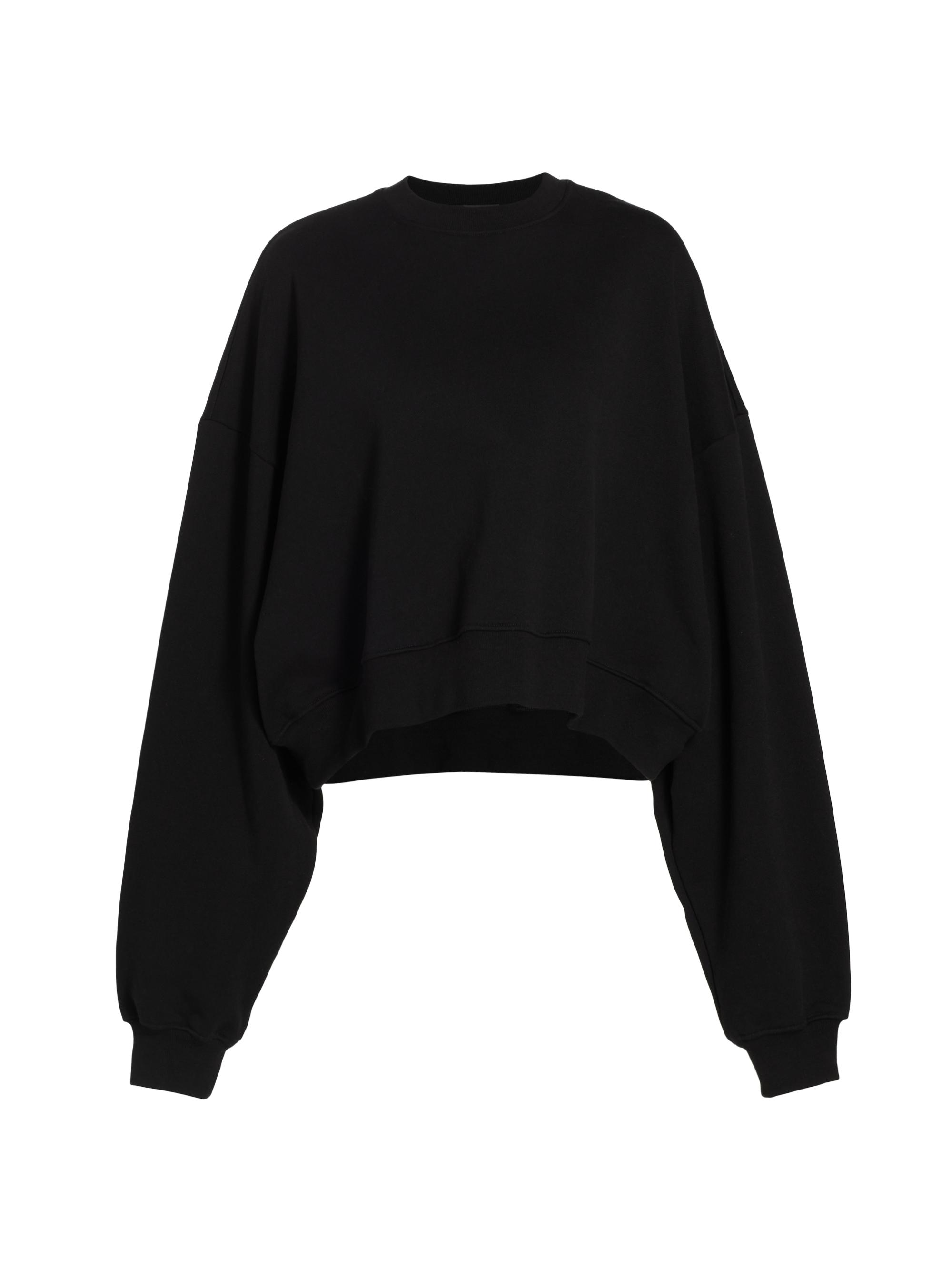 WARDROBE.NYC Women's Hailey Bieber Track Cotton Top - Black