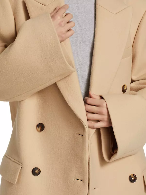 Hailey Bieber's Snug & Stylish Saint Laurent Winter Coats