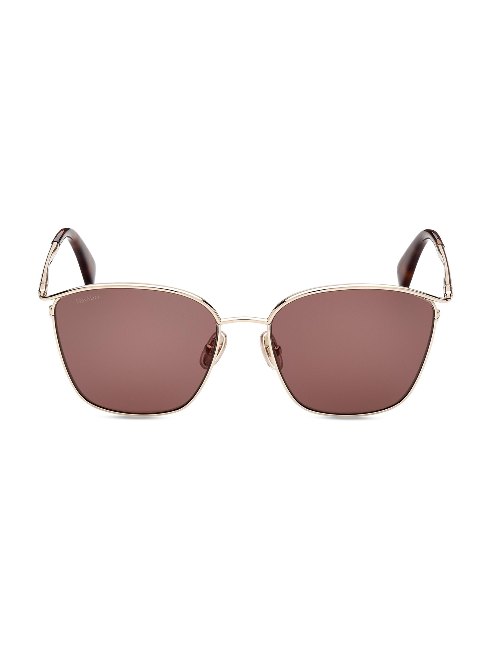 Max Mara Women's 55MM Butterfly Sunglasses - Havana