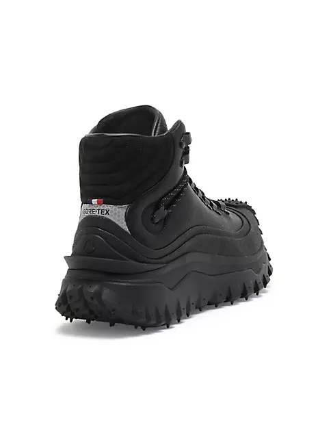 Shop Moncler Trailgrip High GTX Leather High-Top Sneakers | Saks