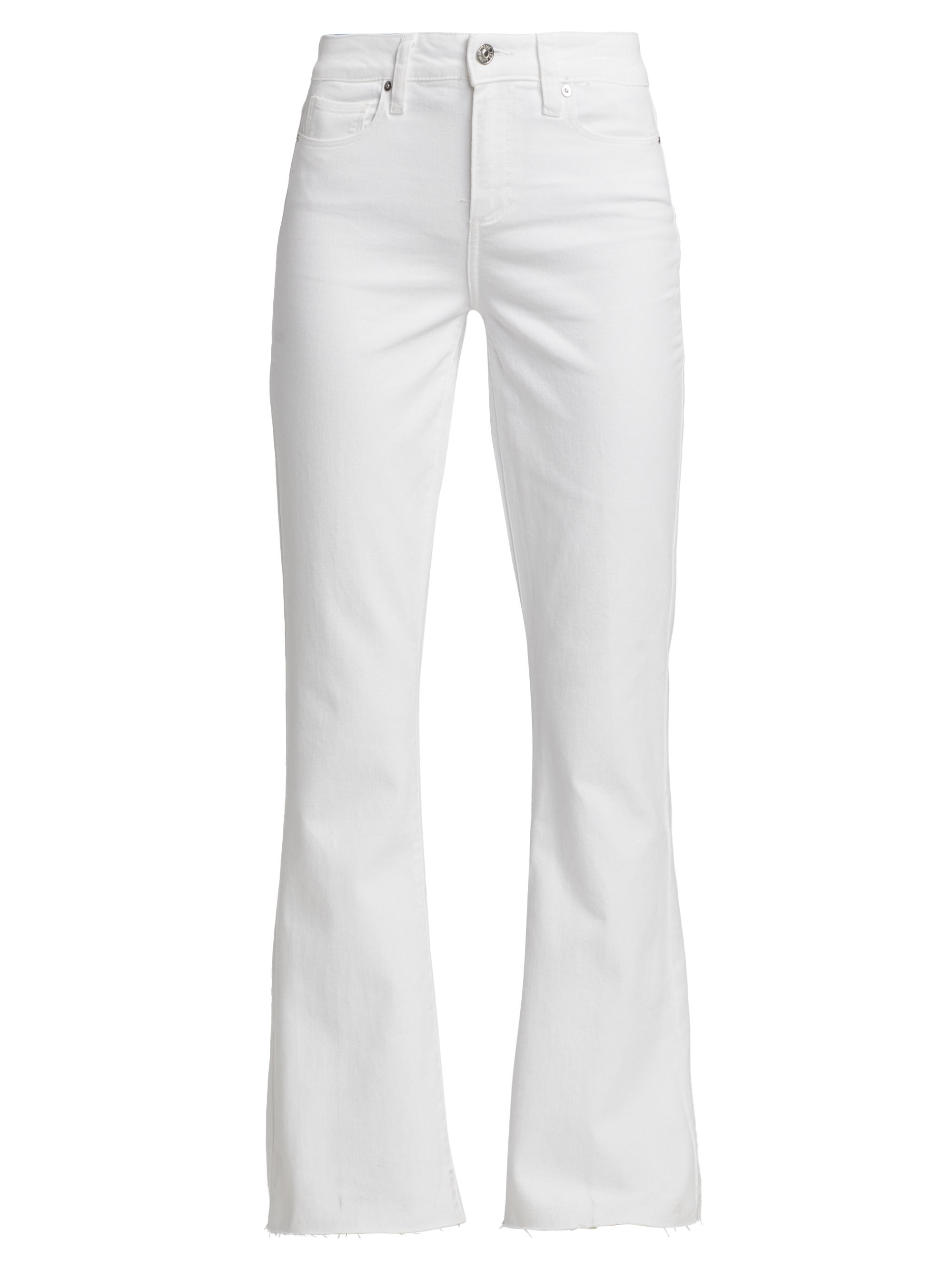 Paige Women's Flared Laurel Canyon Jeans - Crisp White