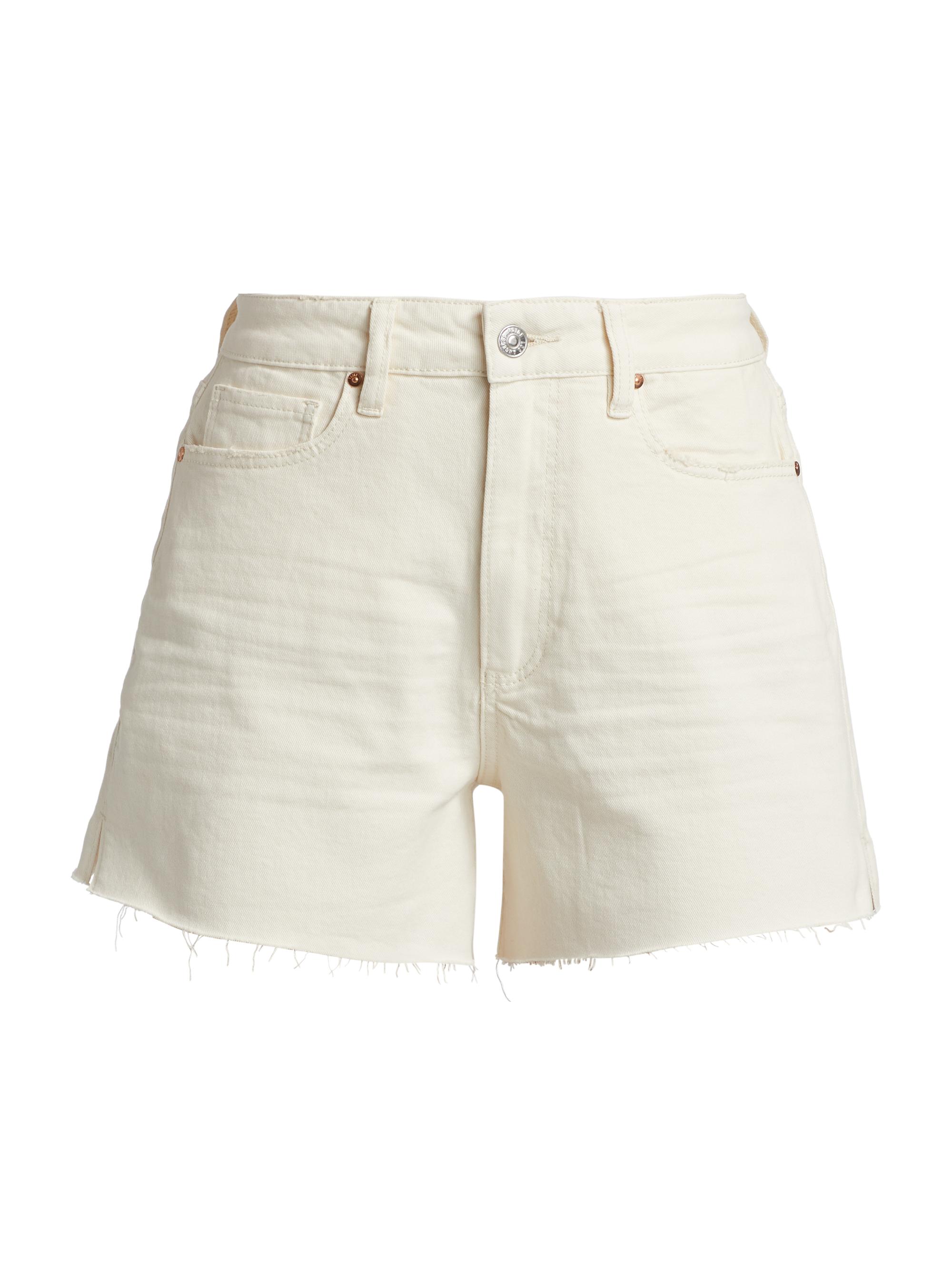 Paige Women's Dani Frayed Jean Shorts - Light Blonde