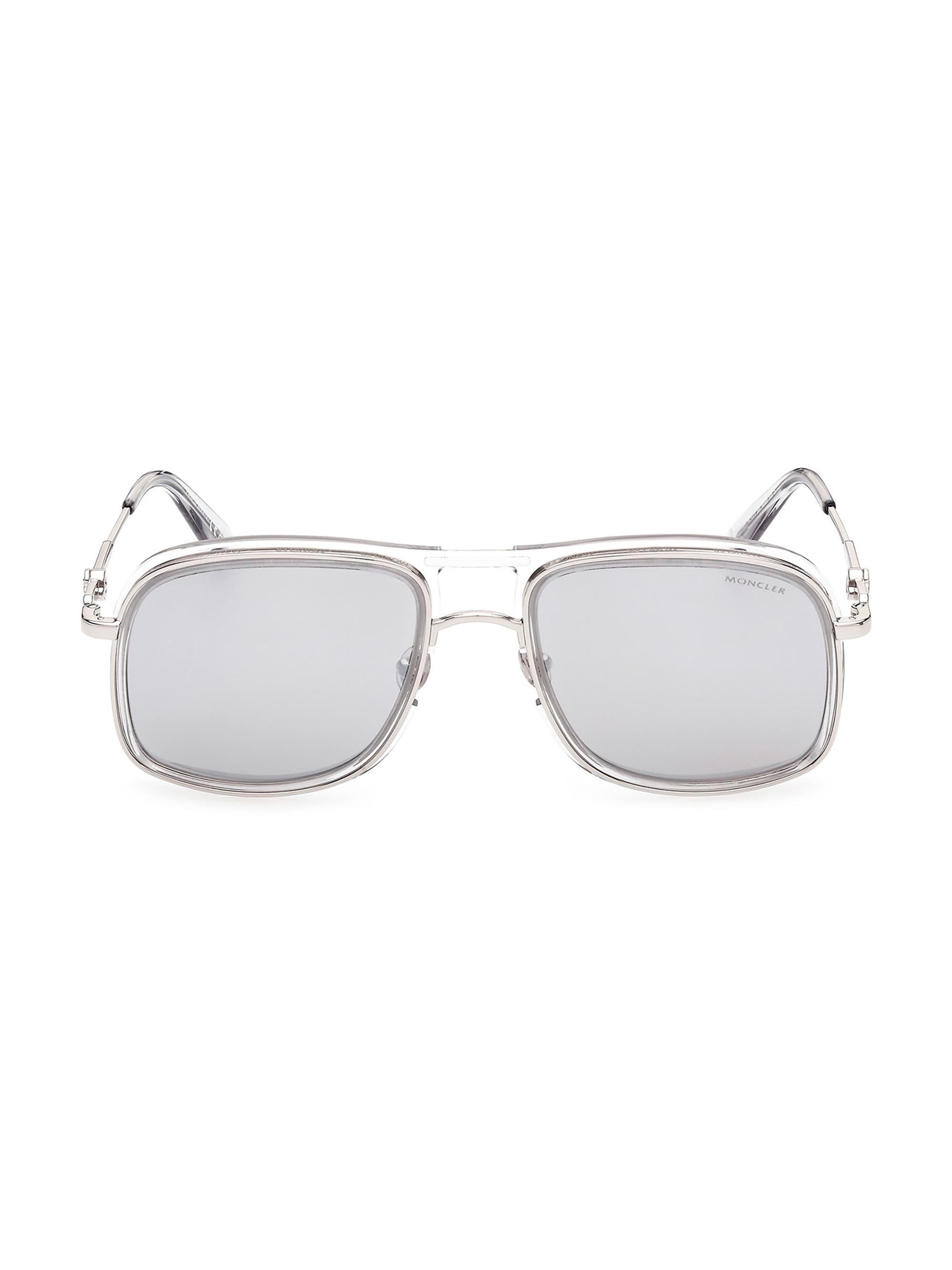 Moncler Women's Kontour Sunglasses - Ice Silver Mirror