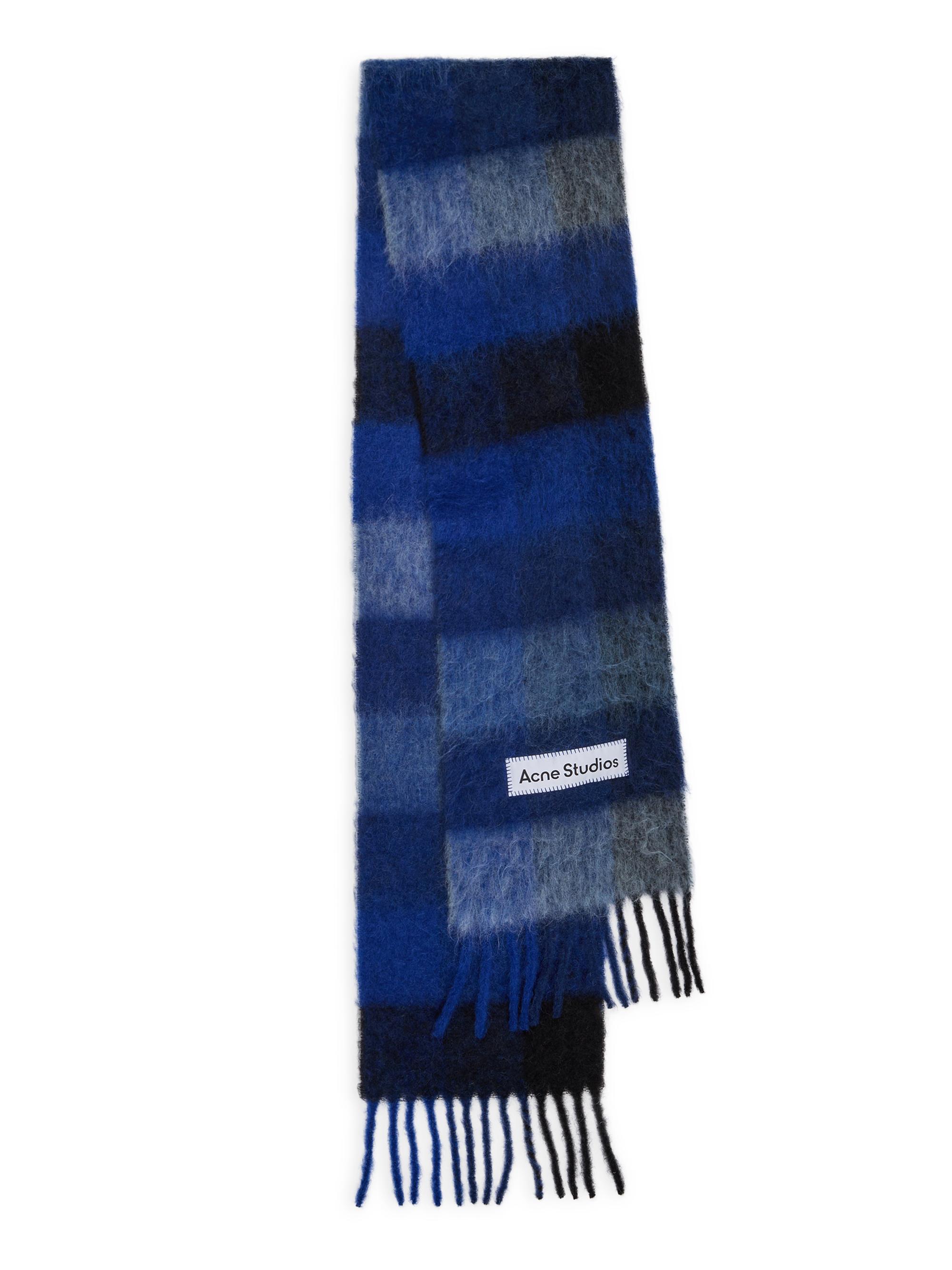 Acne Studios Main Vally Checkered Fringe Scarf | Saks Fifth Avenue