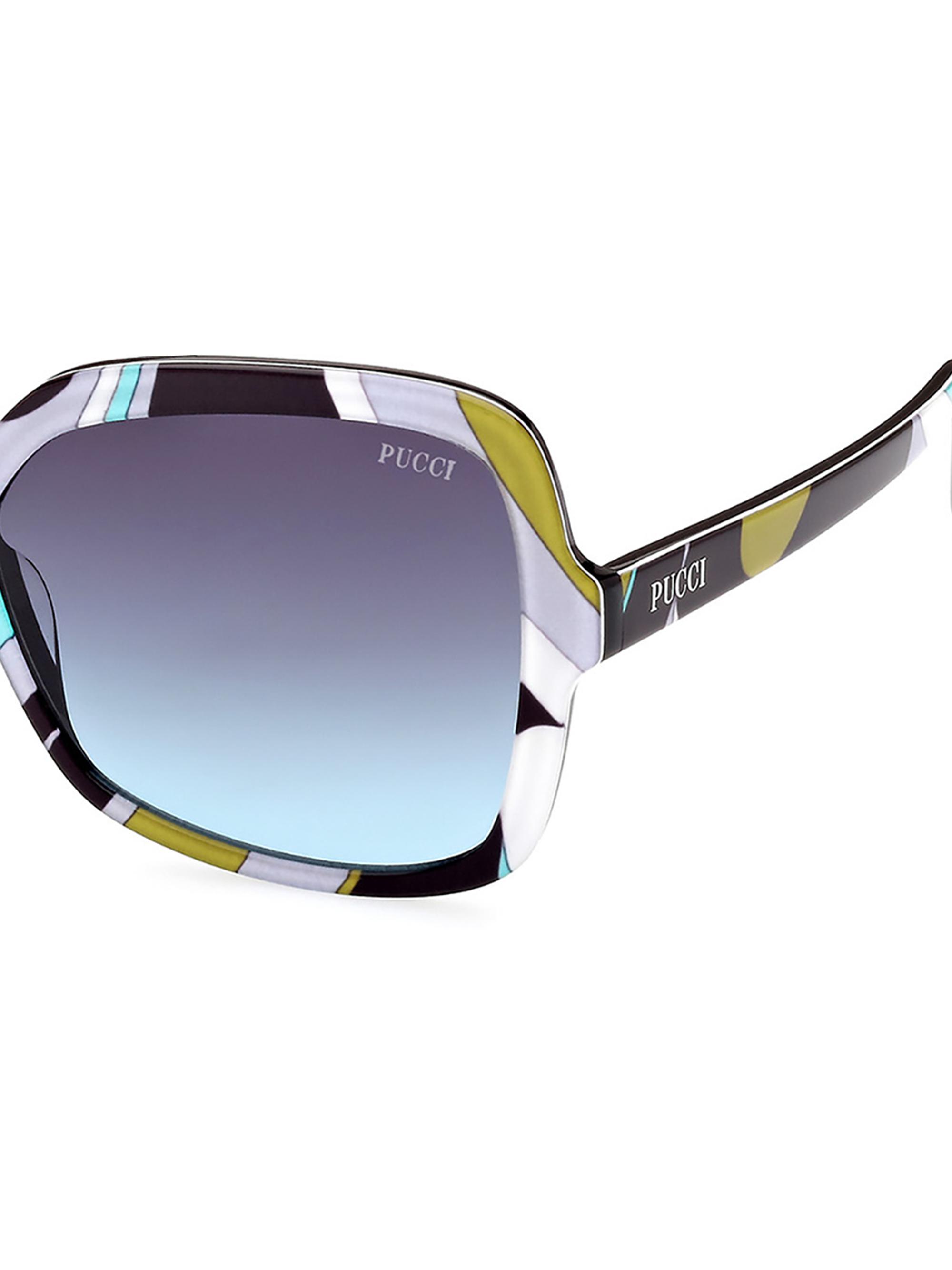 Pucci sunglasses New size 60mm MSRP $375 Pucci 60MM Butterfly Sunglasses | Saks Fifth Avenue main image 3