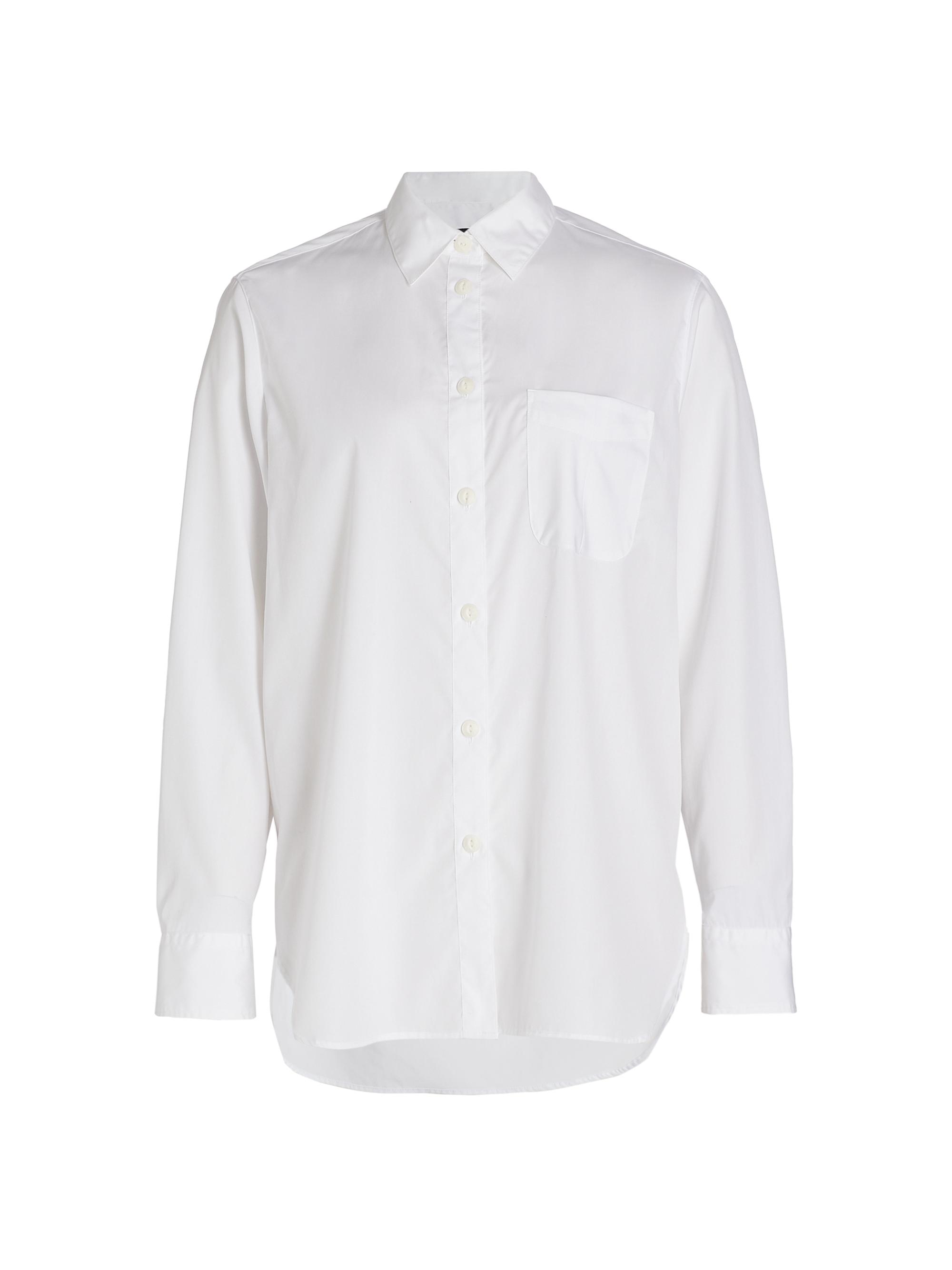 rag & bone Women's Maxine Cotton Button-Front Shirt - White