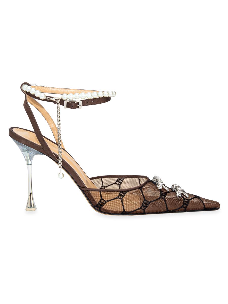 パンプス THELMA PUMPS Woman GREY Slingback Pumps in Leather XXW63L0JE10SMX40B218
